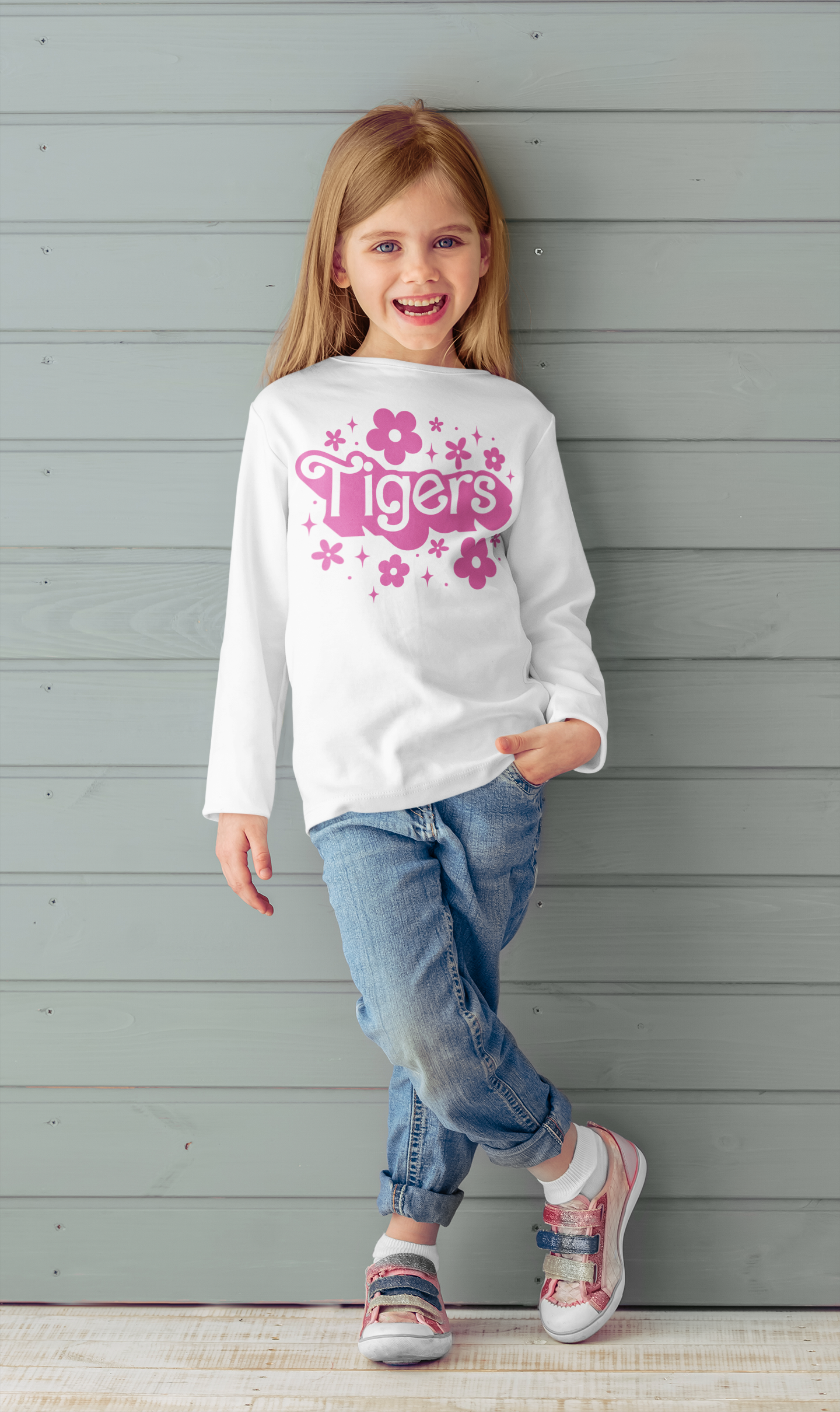 Tigers Mascot Barbie SVG Digital Download Design File