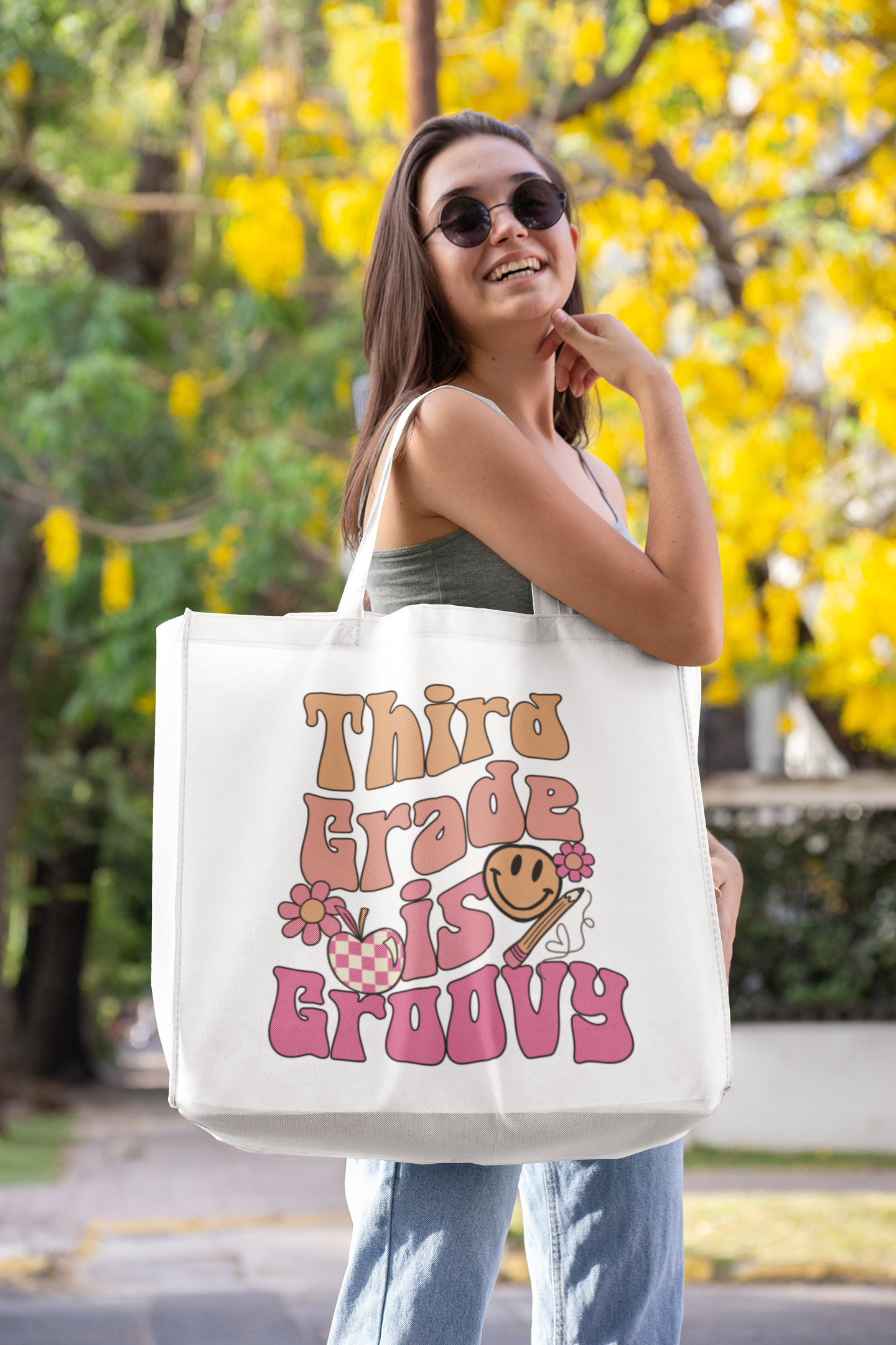 Groovy Back to School PNG Bundle