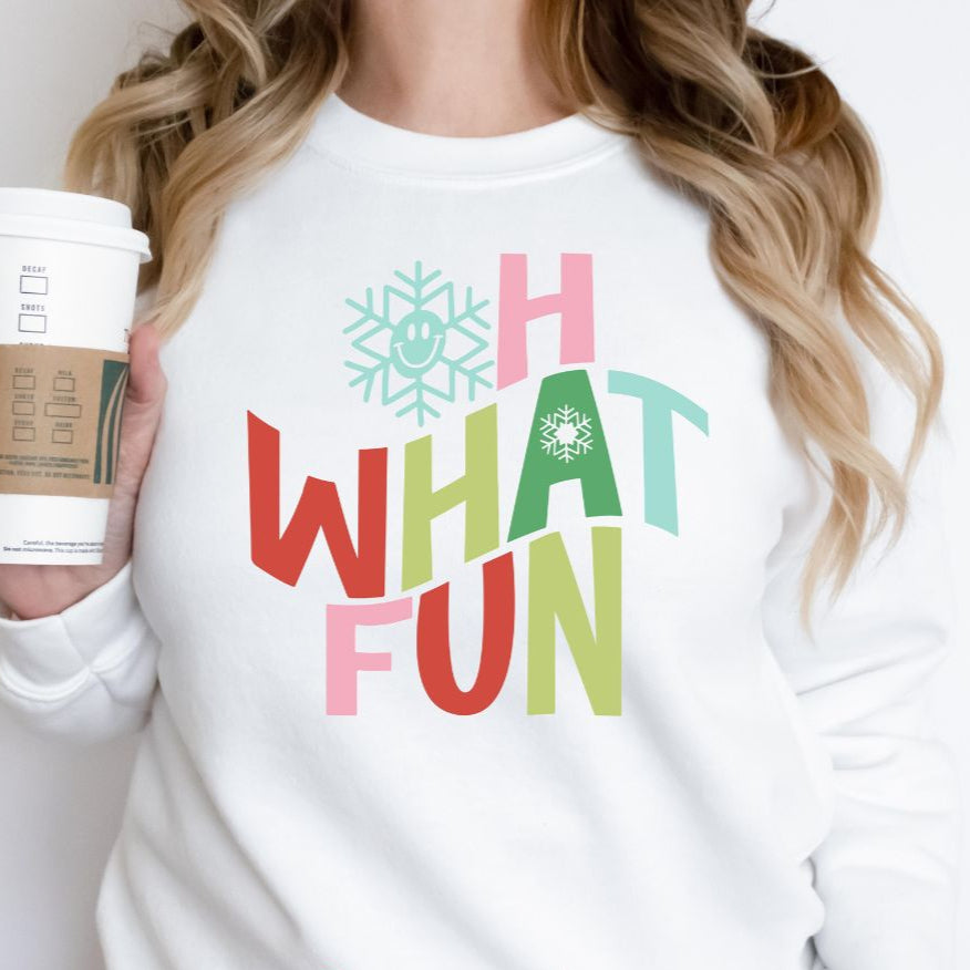 Oh What Fun Holiday Christmas SVG Digital Download Design File