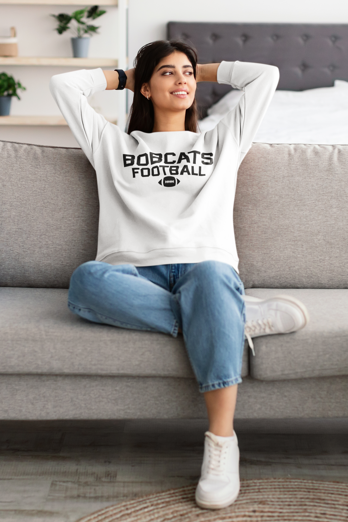 Bobcats Football SVG Digital Download Design File