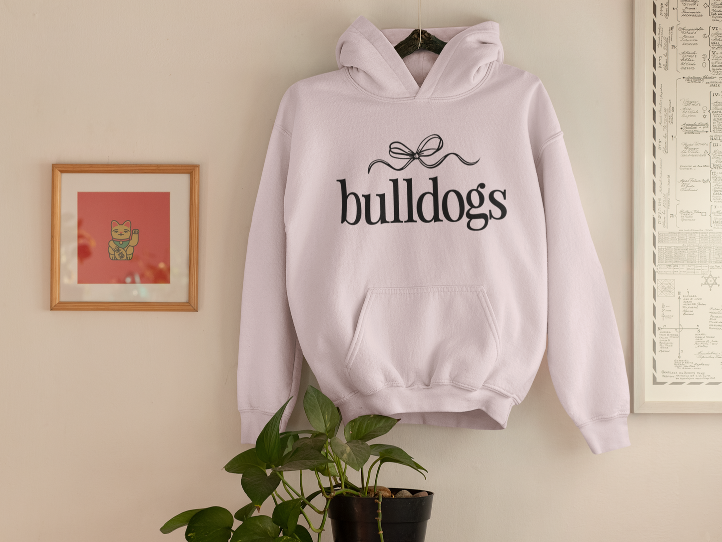 Bulldogs Bow Mascot SVG Digital Download Design File