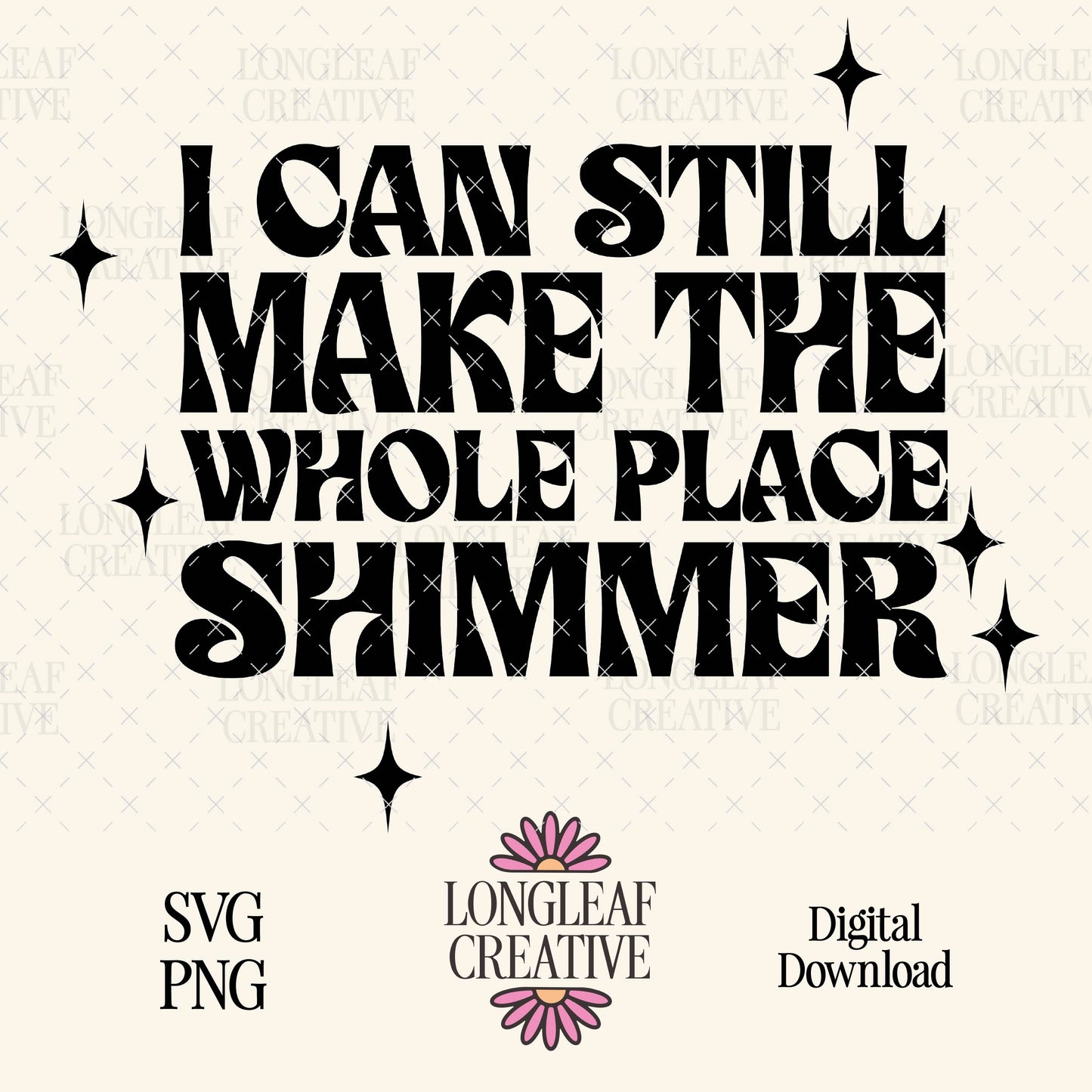 Bejeweled Shimmer SVG Digital Download Design File