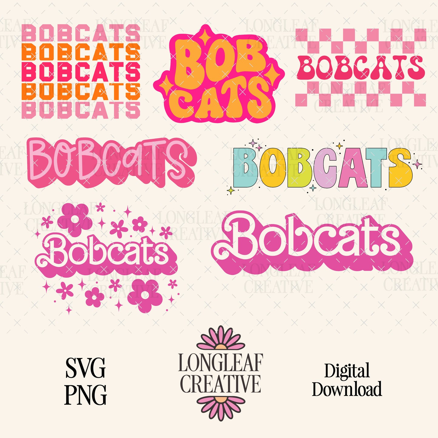 Bobcats Mascot SVG Bundle