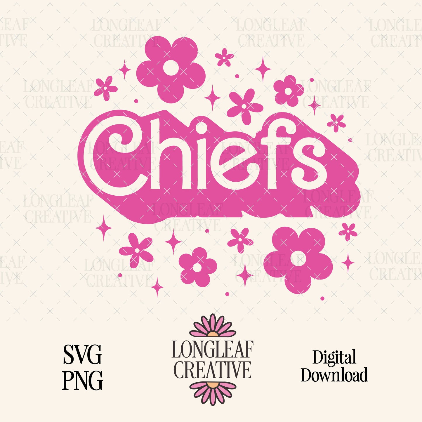 Chiefs Mascot Barbie SVG Digital Download Design File