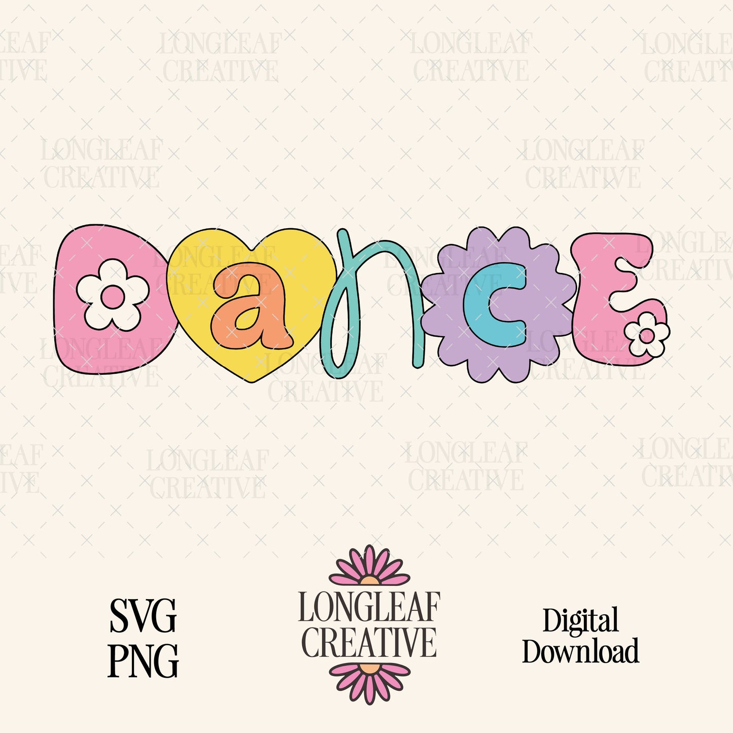 Dance Fun Digital Download Design File