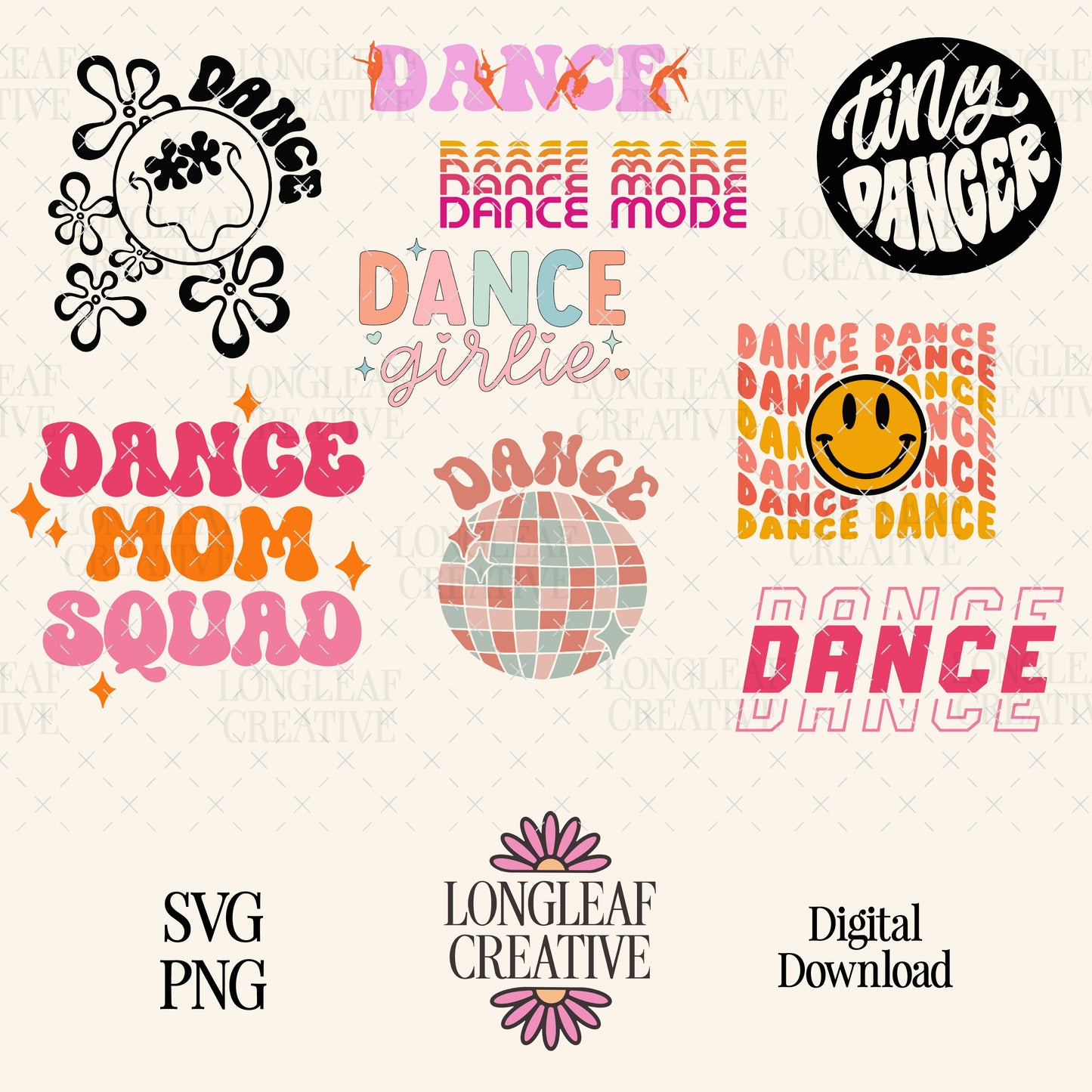 Dance Designs SVG Bundle 1