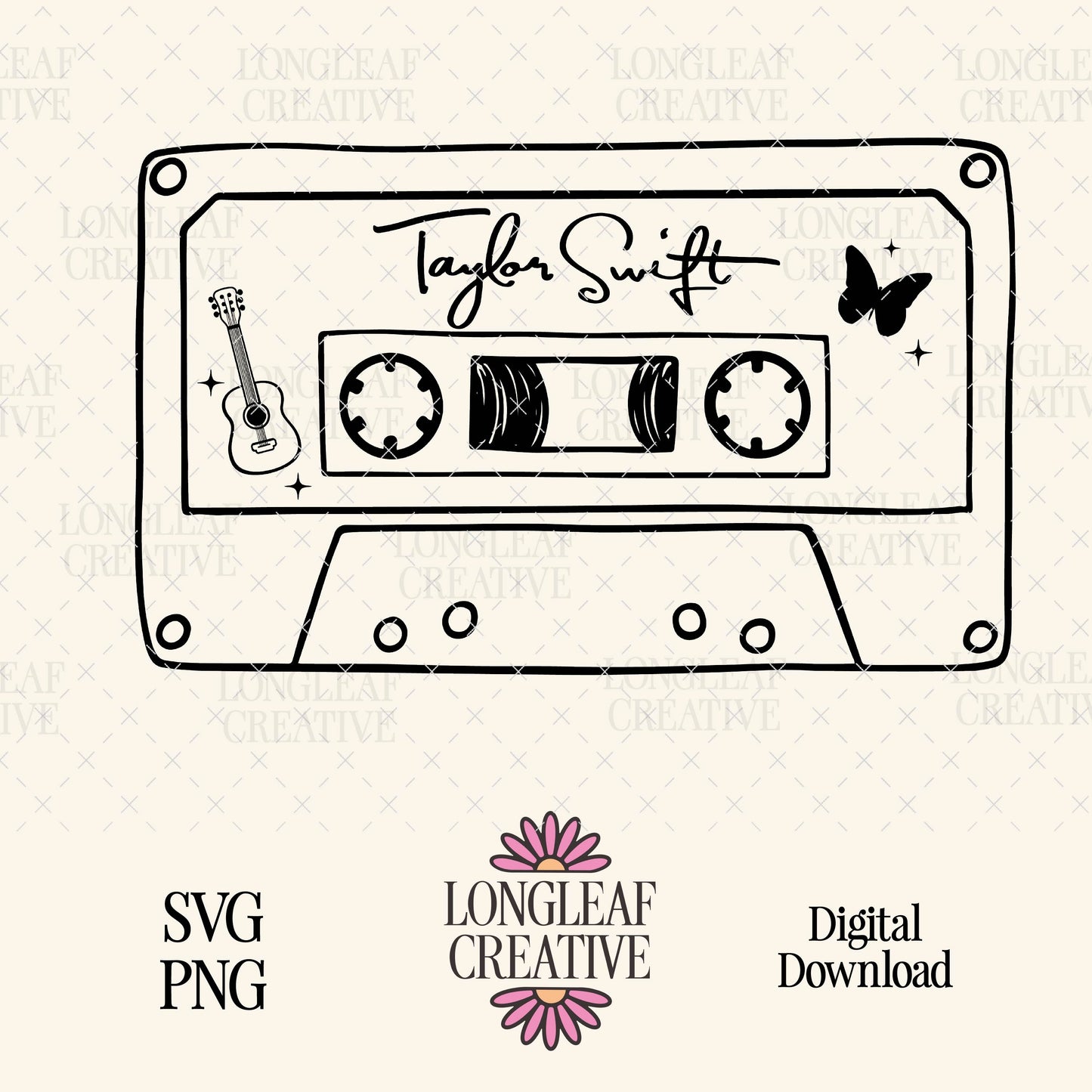 Taylor Swift Debut Mixtape SVG Digital Download Design File