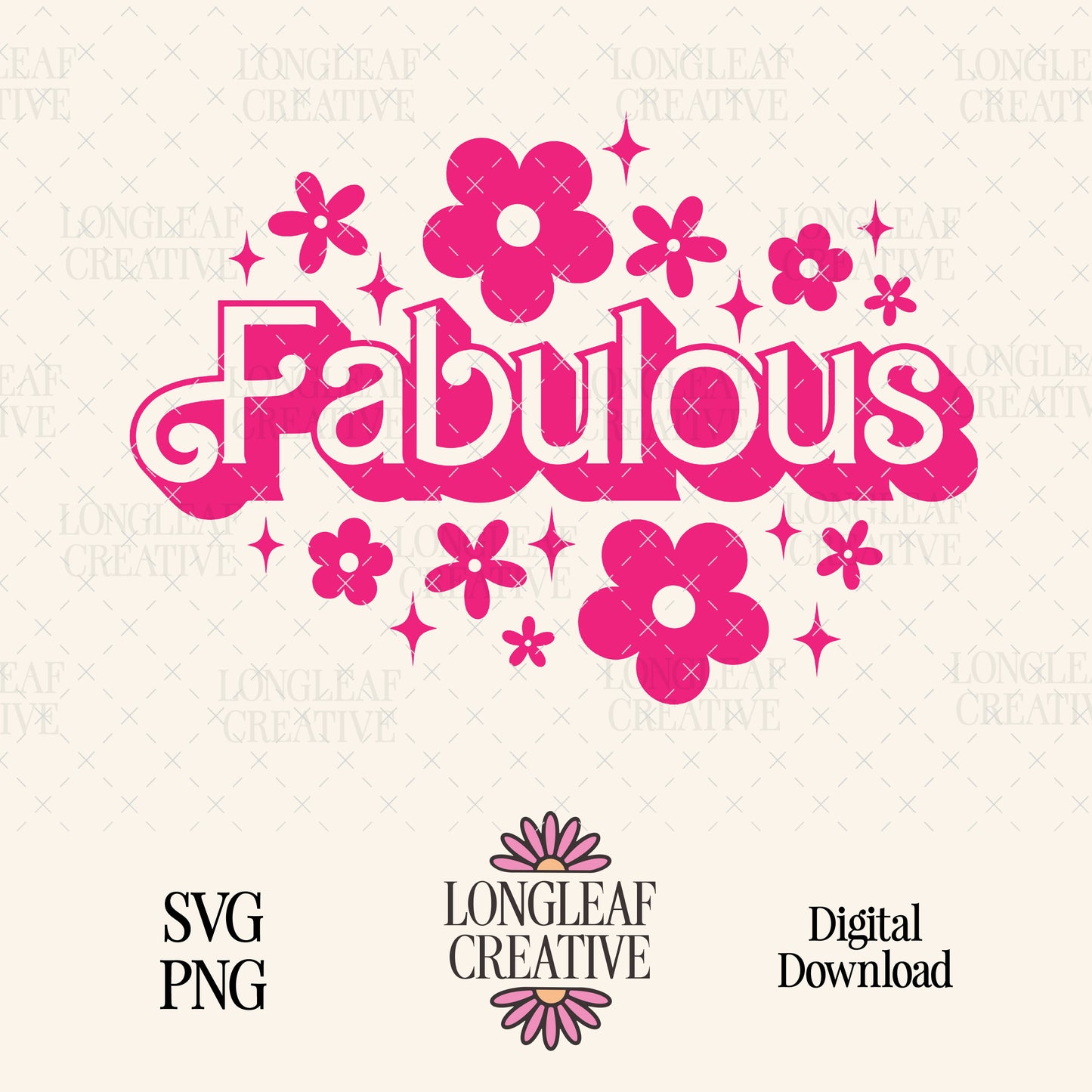 Fabulous Barbie SVG Digital Download Design File