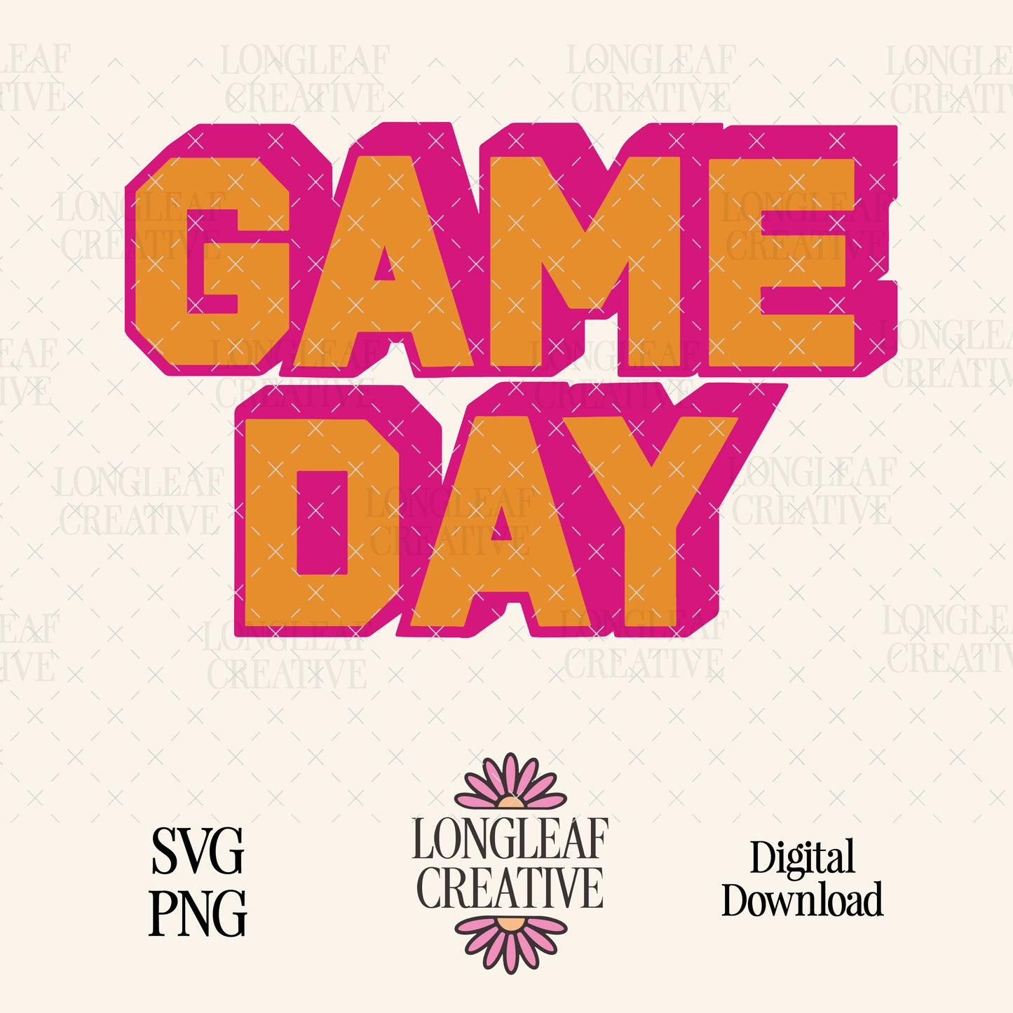 Game Day Glam SVG Digital Download Design File