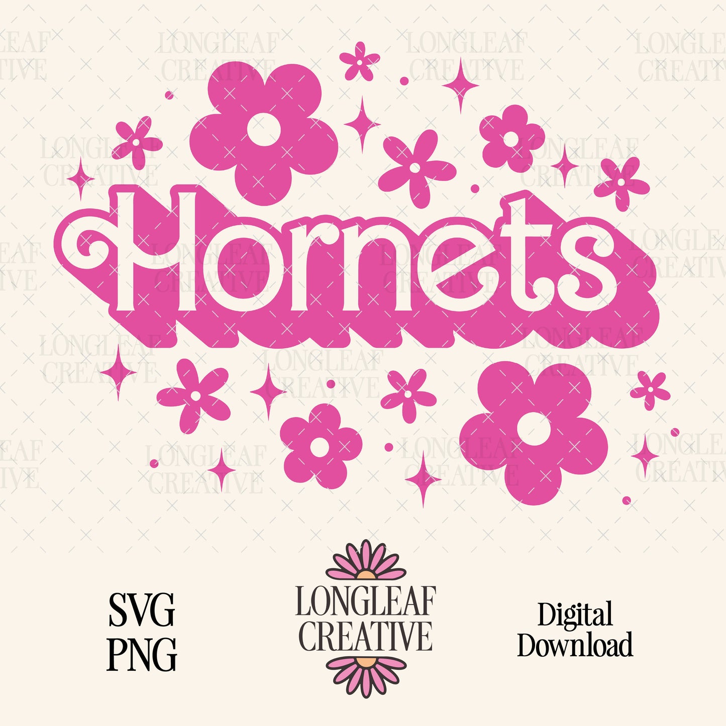 Hornets Mascot Barbie SVG Digital Download Design File