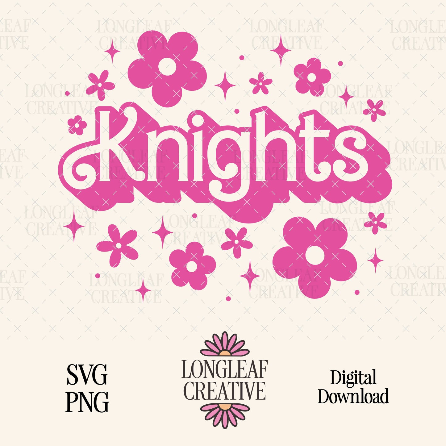 Knights Mascot Barbie SVG Digital Download Design File