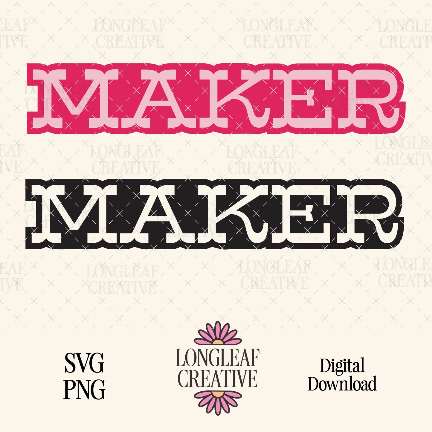 Maker SVG Digital Download Design File