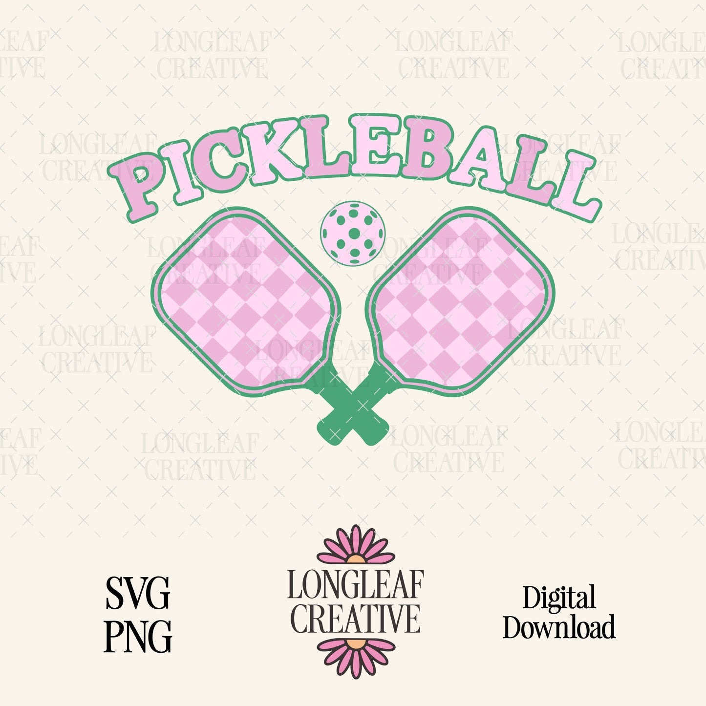 Pickleball SVG Digital Download Design File