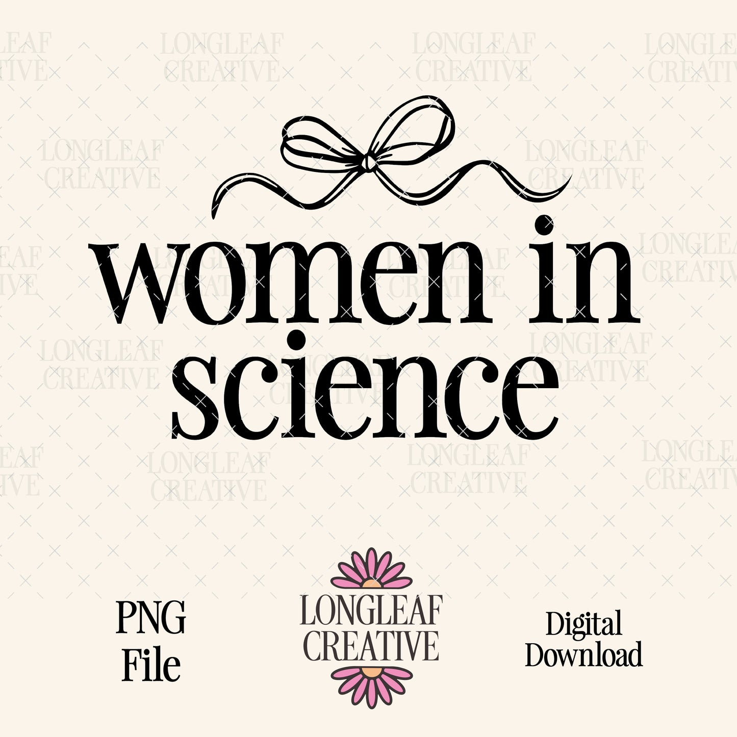Women in Science SVG Digital Download Design File