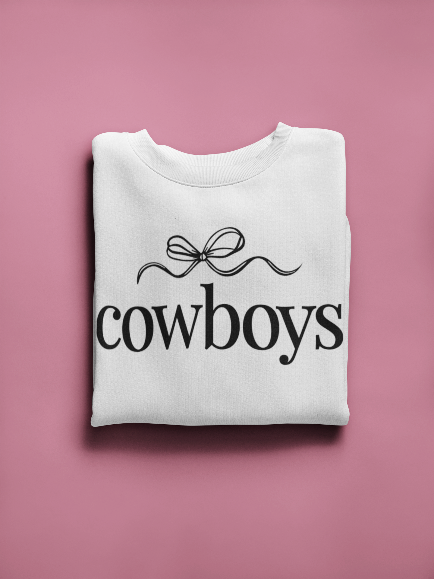 Cowboys Bow Mascot SVG Digital Download Design File