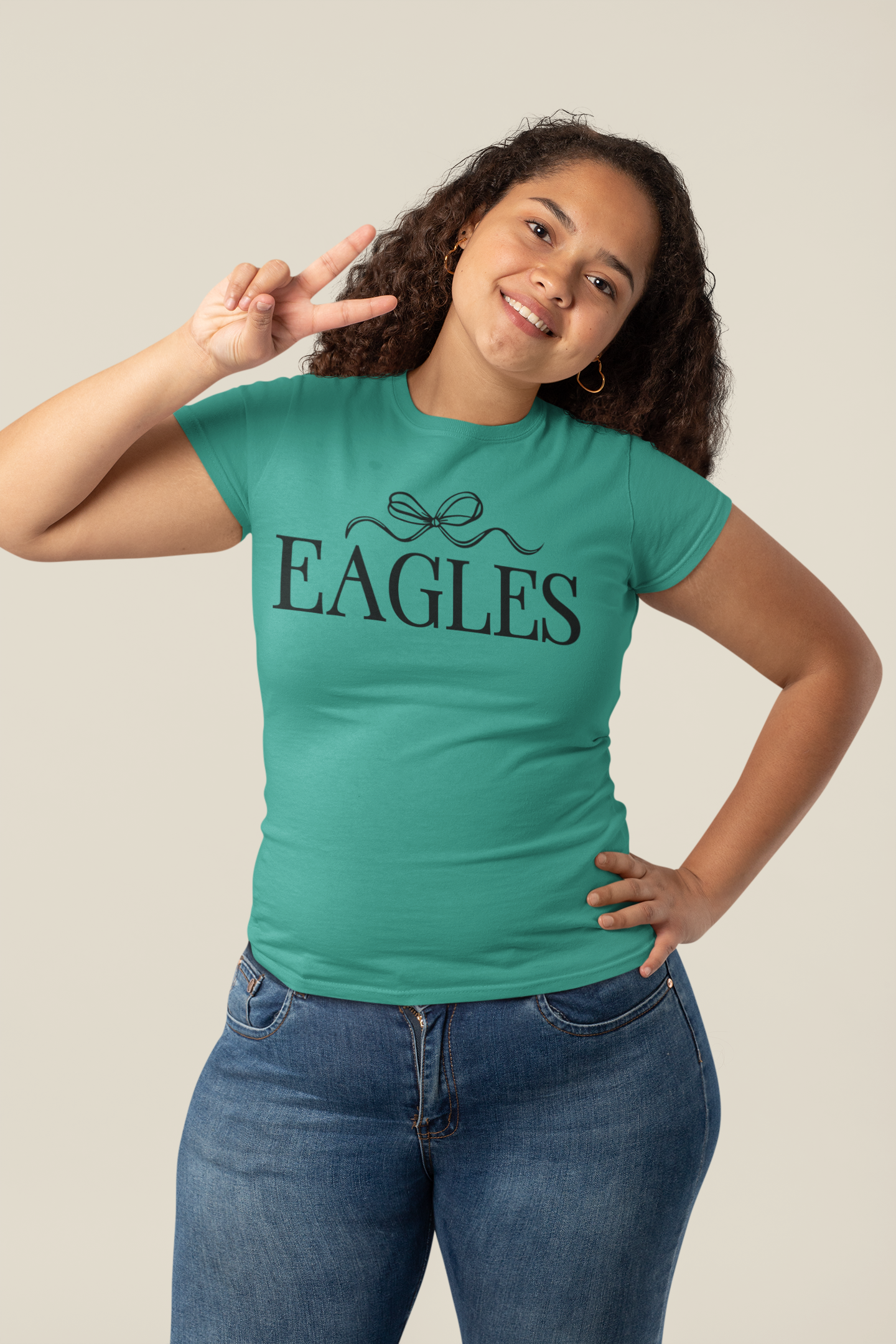 Eagles Bow Mascot SVG Digital Download Design File
