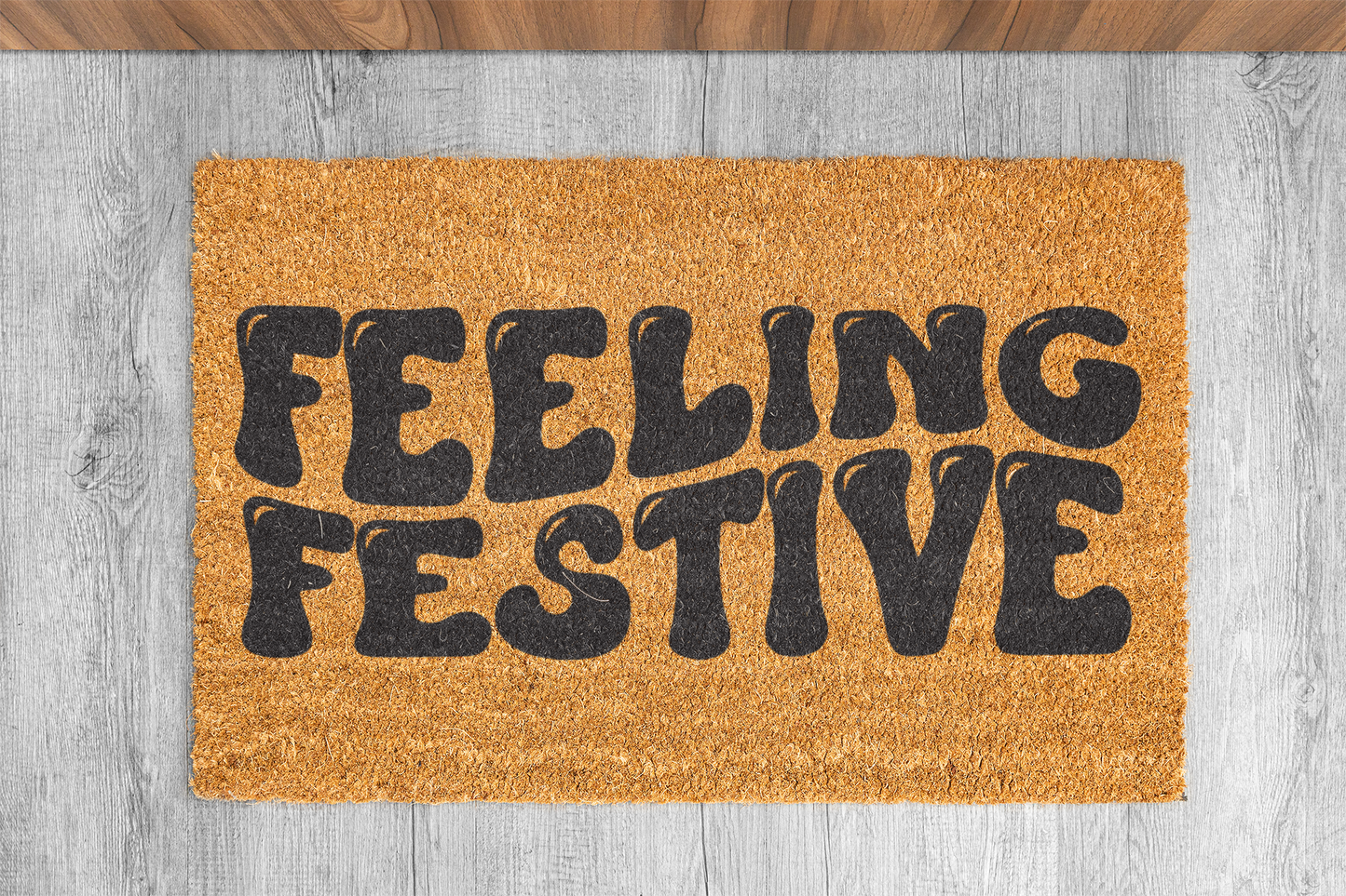 Feeling Festive Retro Holiday Christmas SVG Digital Download Design File