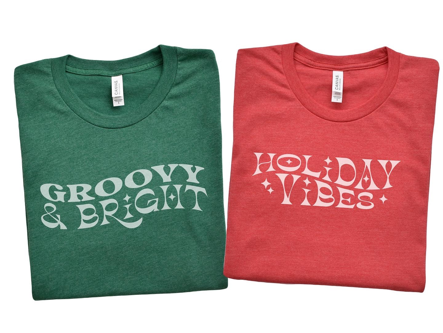 Groovy and Bright Retro Holiday Christmas SVG Digital Download Design File