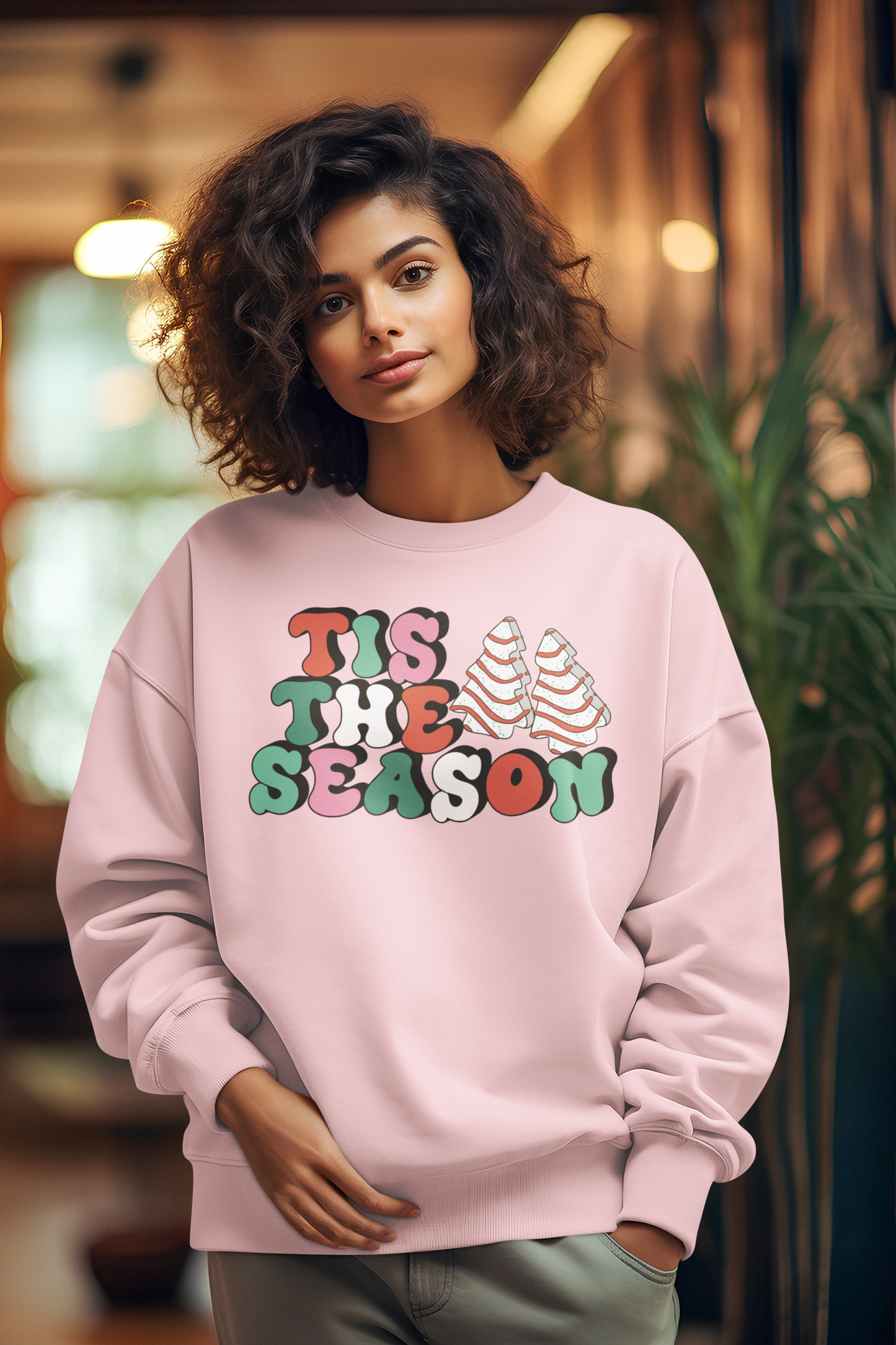 Tis the Season Christmas Tree Cakes SVG Digital Download Design File