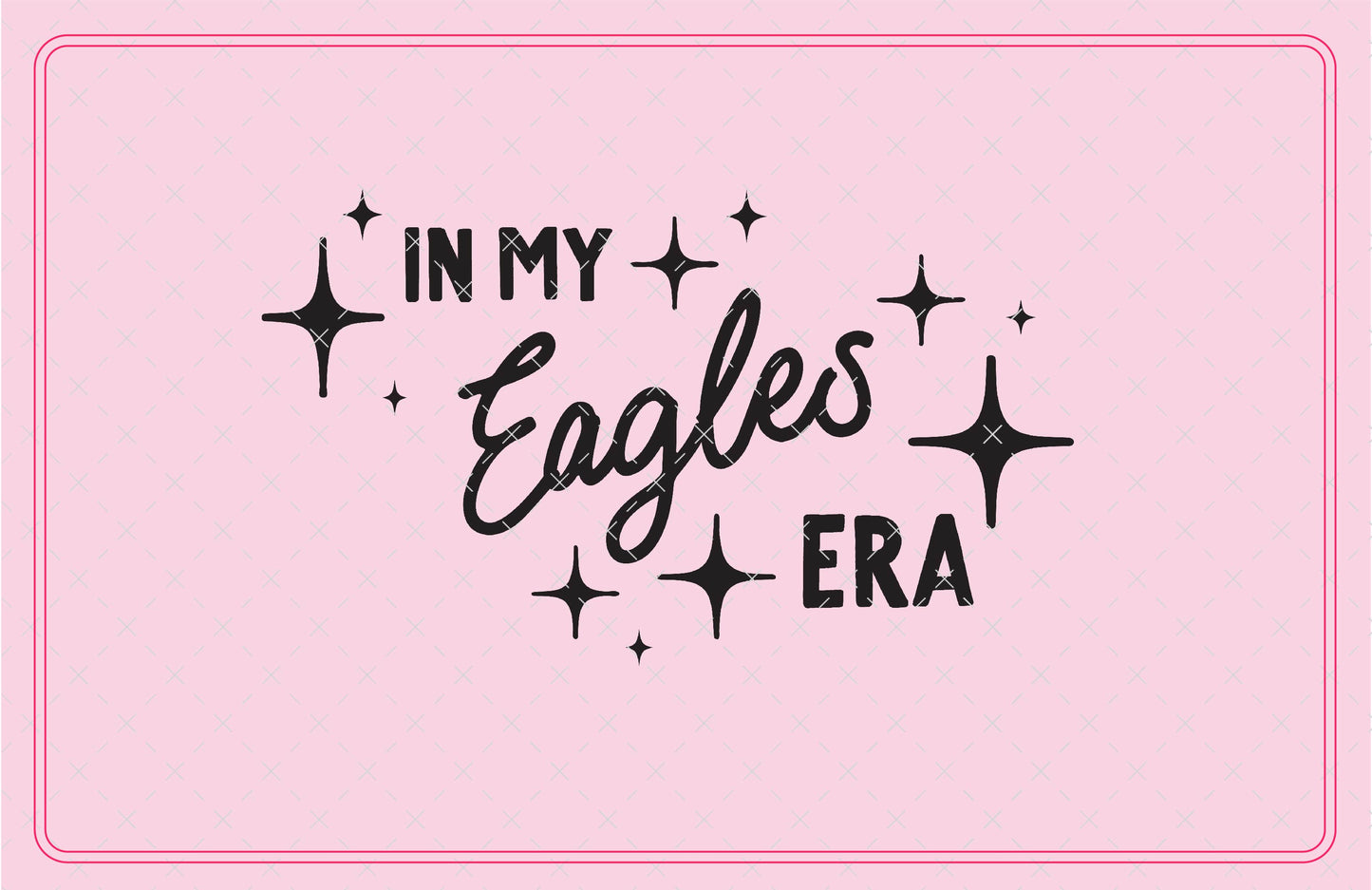In My Eagles Era Mascot SVG Digital Download Design File