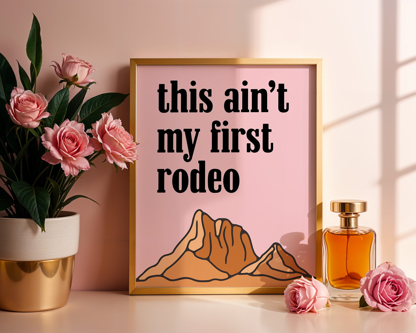 This Ain't My First Rodeo Western Digital Art Print Download