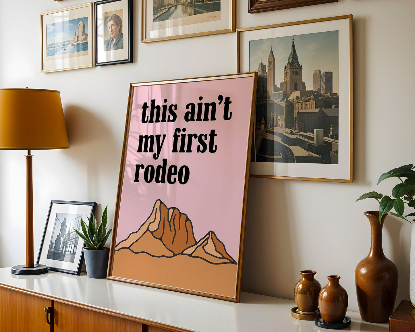 This Ain't My First Rodeo Western Digital Art Print Download