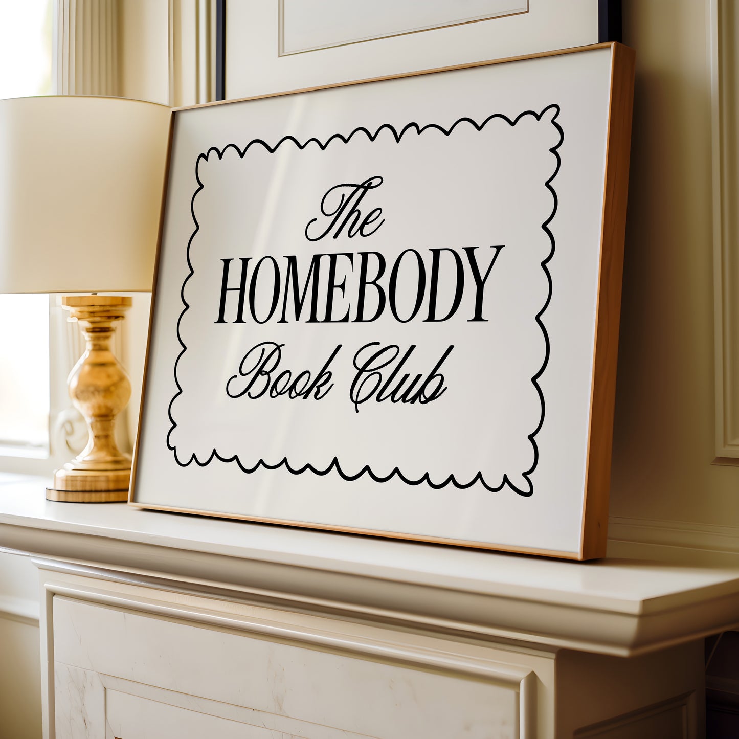 The Homebody Book Club Digital Art Print Download