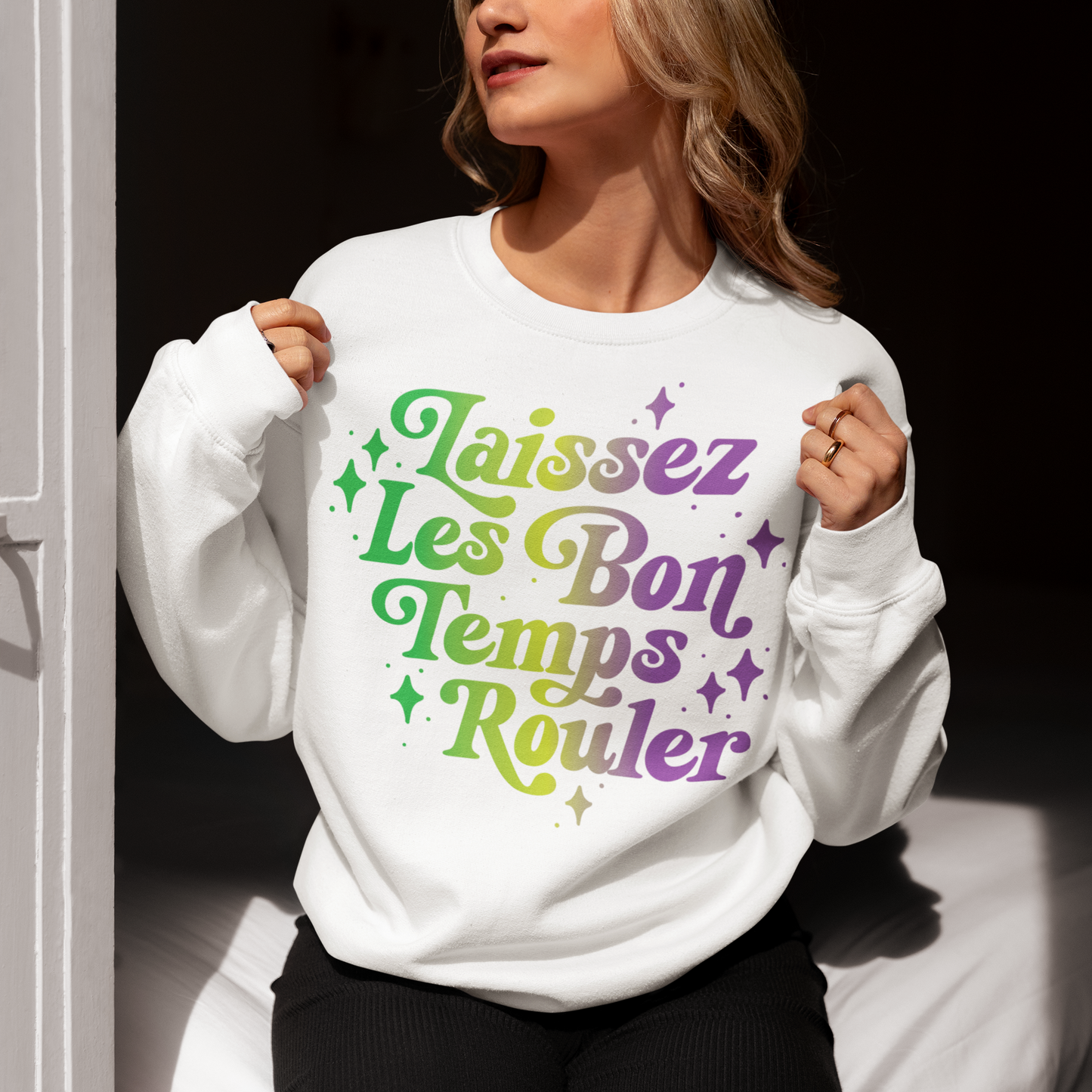 Laissez Les Bon Temps Rouler Let the Good Times Roll Mardi Gras SVG Digital Download Design File