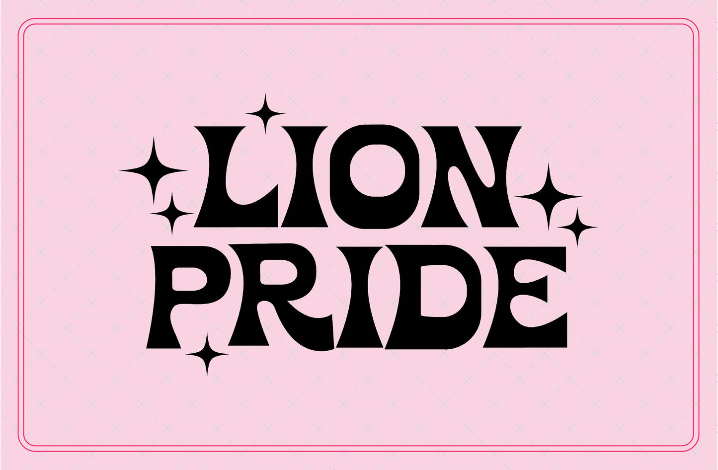 Lion Pride Mascot SVG Digital Download Design File
