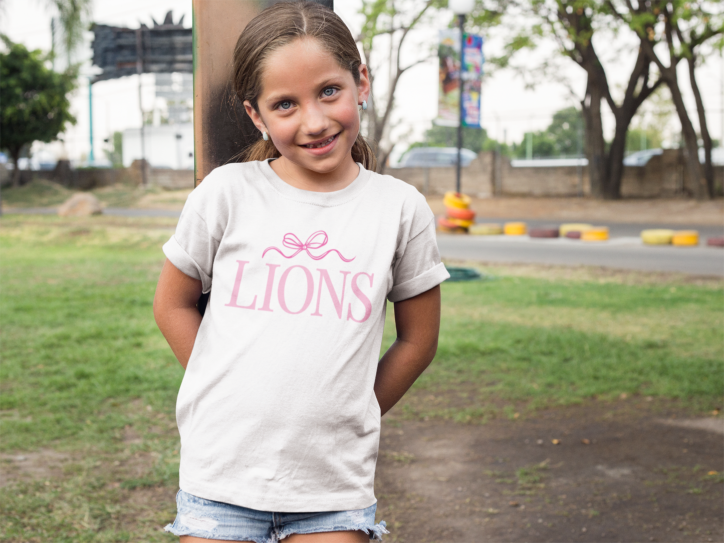 Lions Bow Mascot SVG Digital Download Design File