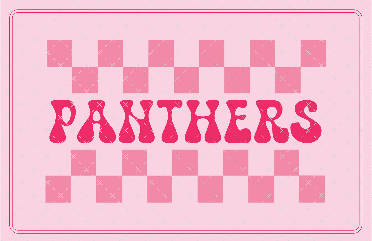 Panthers Mascot Checker SVG Digital Download Design File