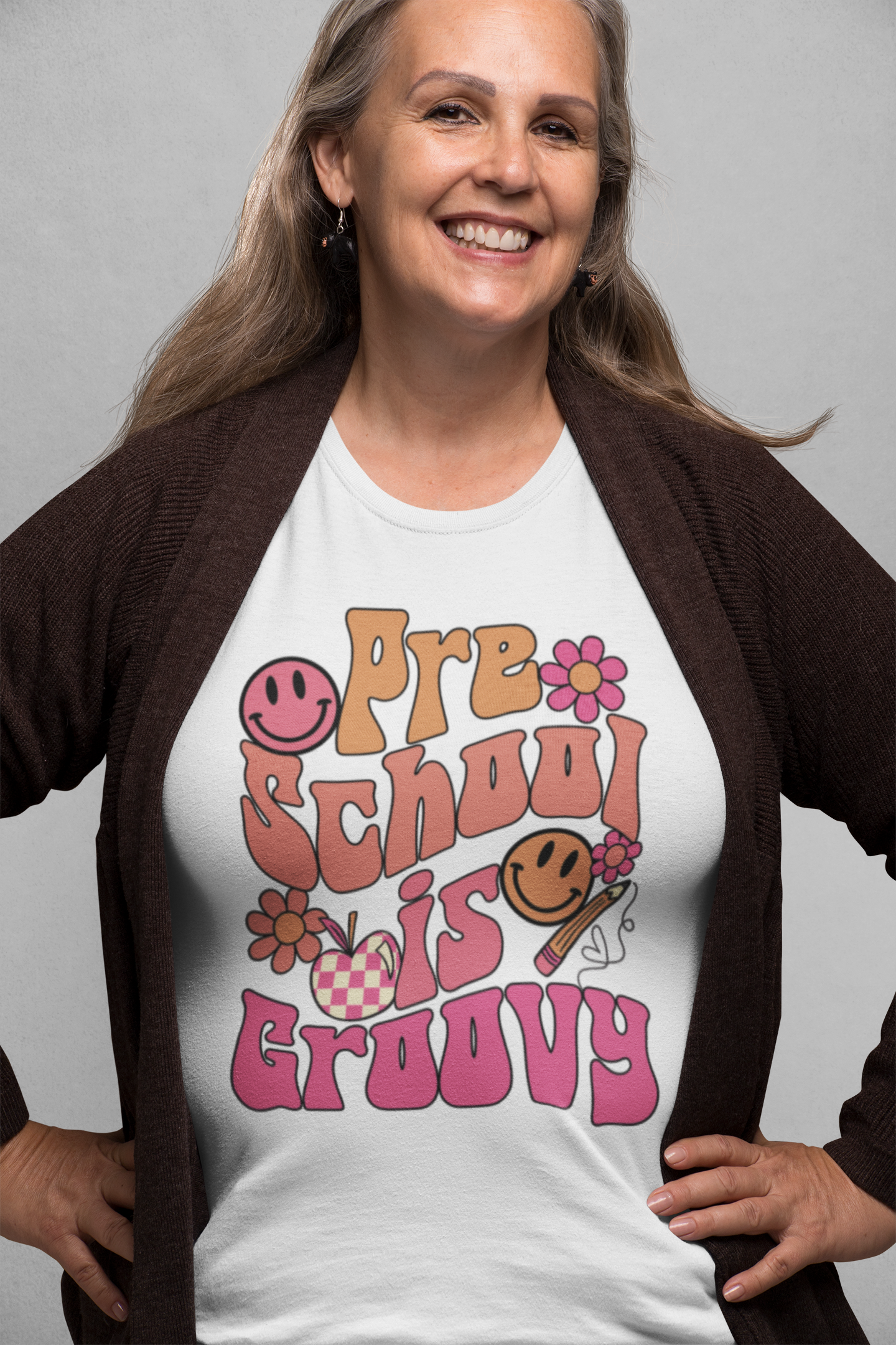 Preschool is Groovy PNG Digital Download Design File