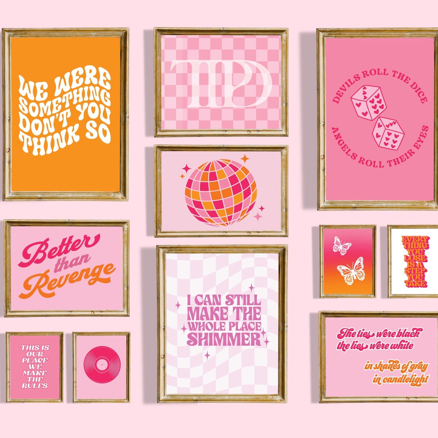 Taylor Swift Digital Gallery Wall Bundle 2 - 11 Art Prints Download