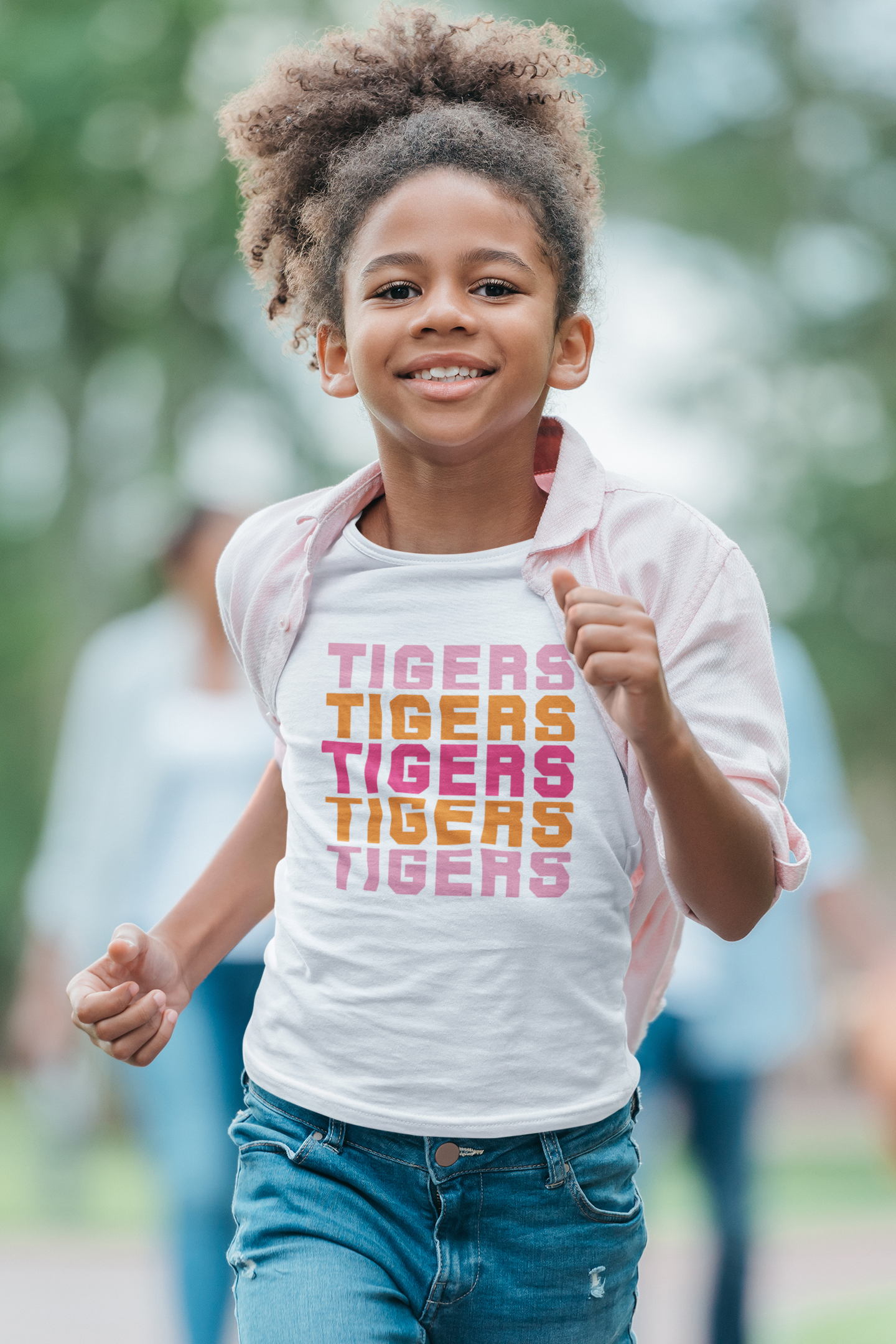 Tigers Block Letter Mascot SVG Digital Download Design File