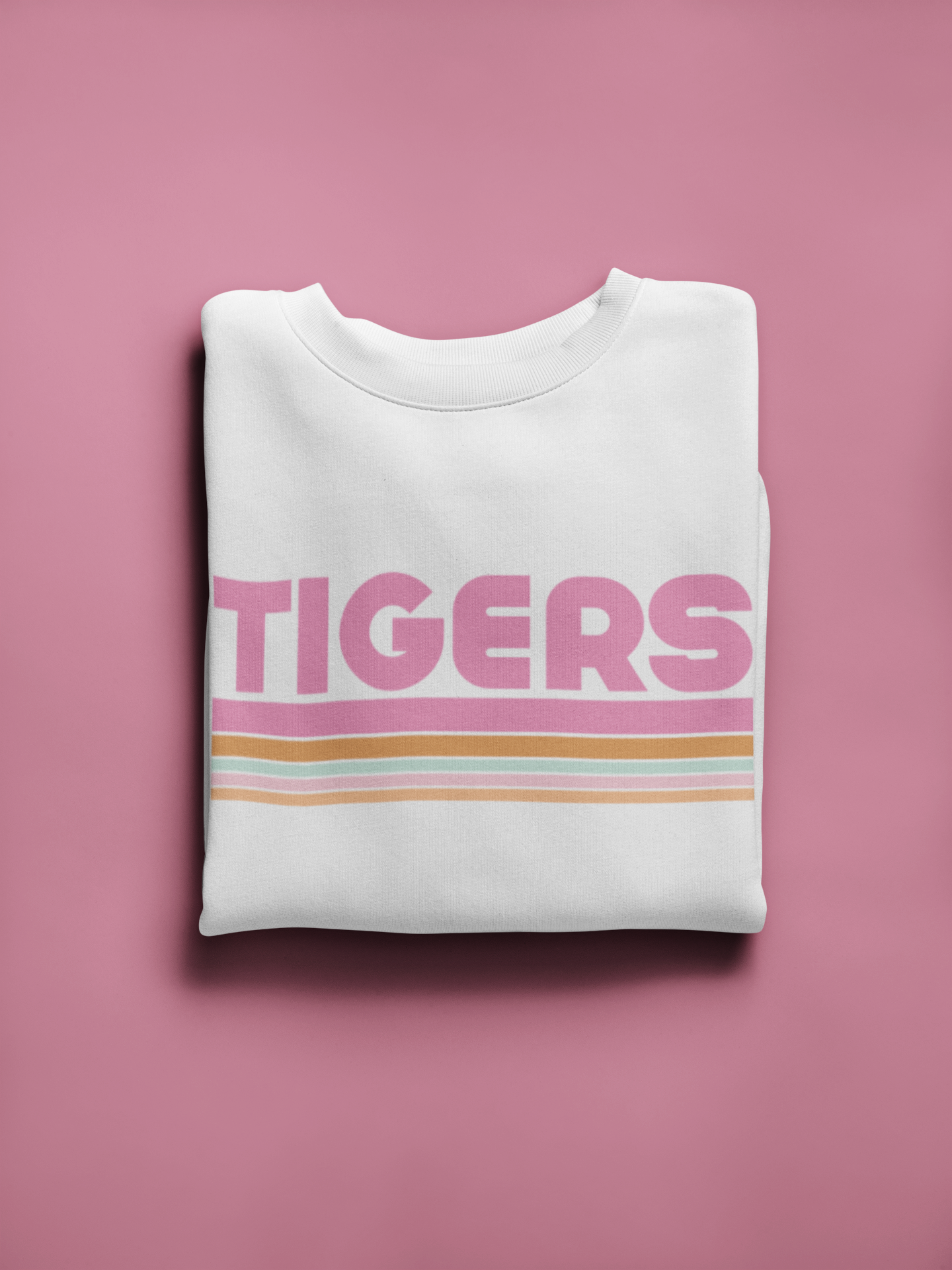 Tigers Retro Line Mascot SVG Digital Download Design File