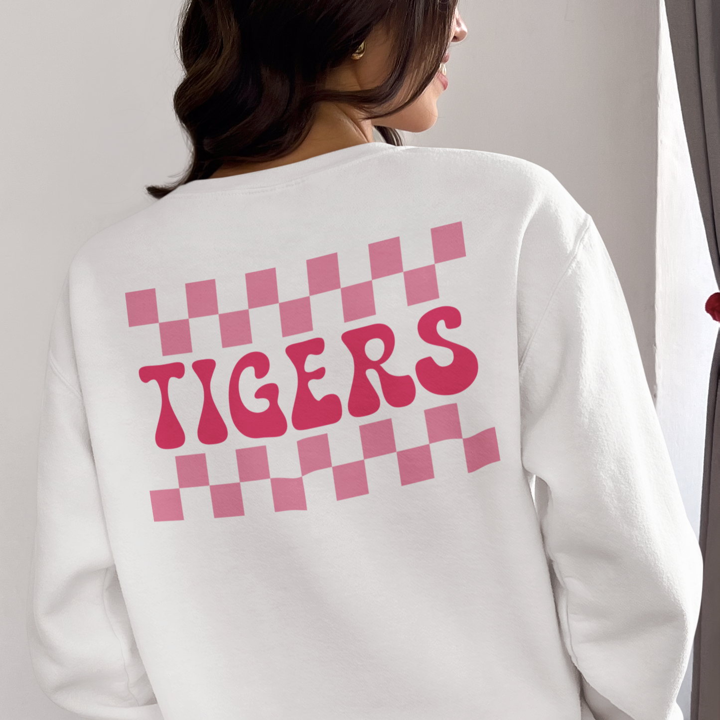 Tigers Checker Mascot SVG Digital Download Design File