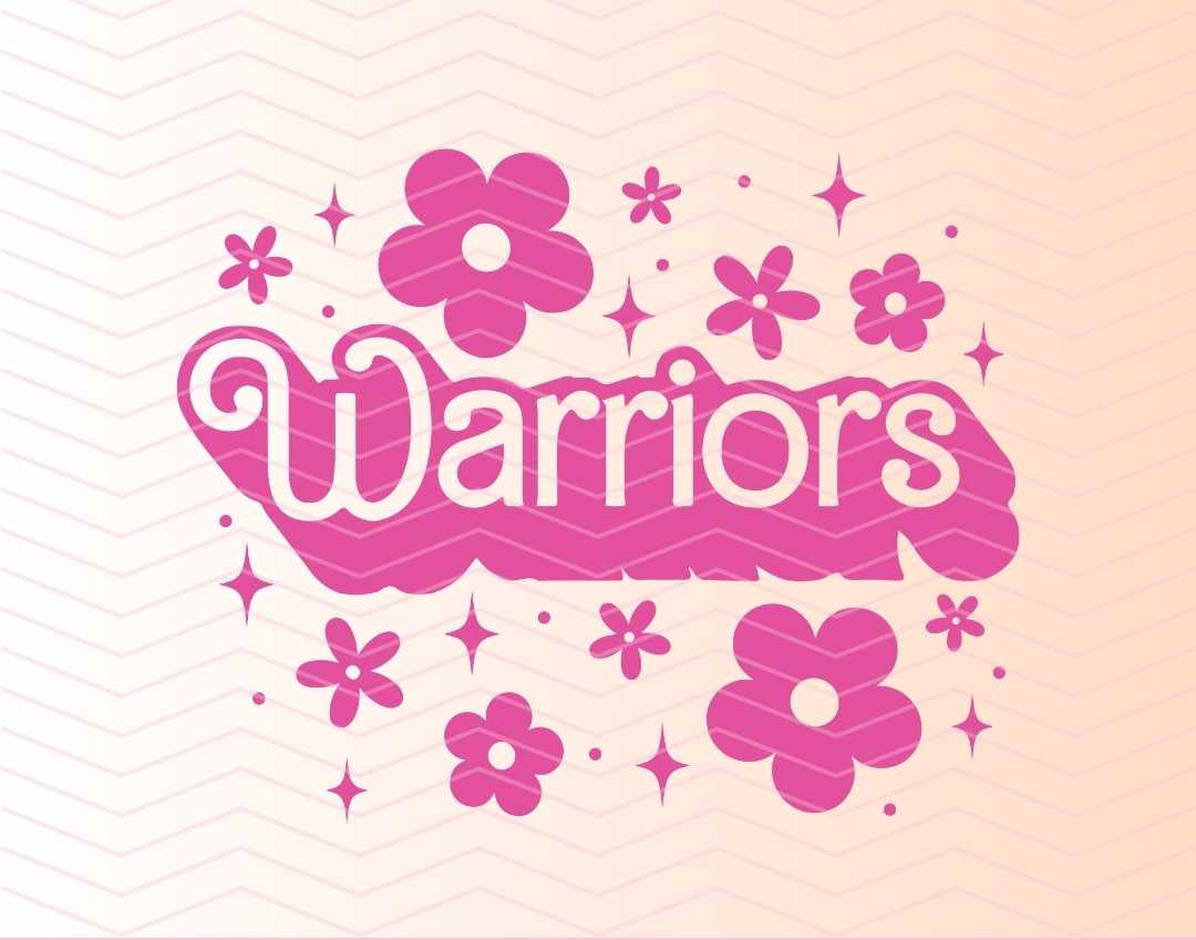 Warriors Mascot Barbie SVG Digital Download Design File