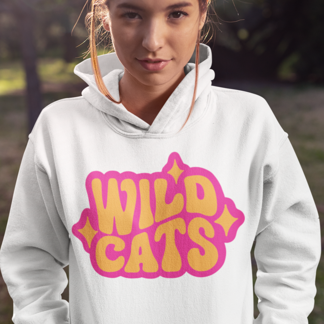 Wildcats Retro Mascot SVG Digital Download Design File