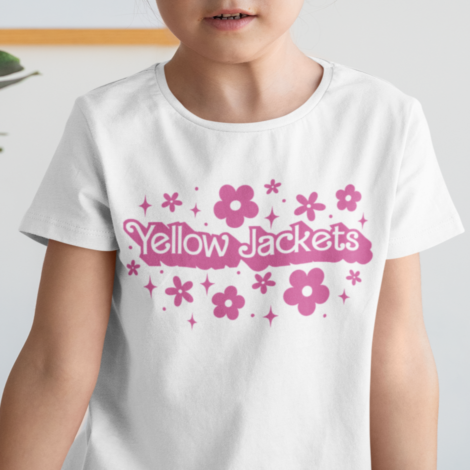 Yellow Jackets Barbie SVG Digital Download Design File