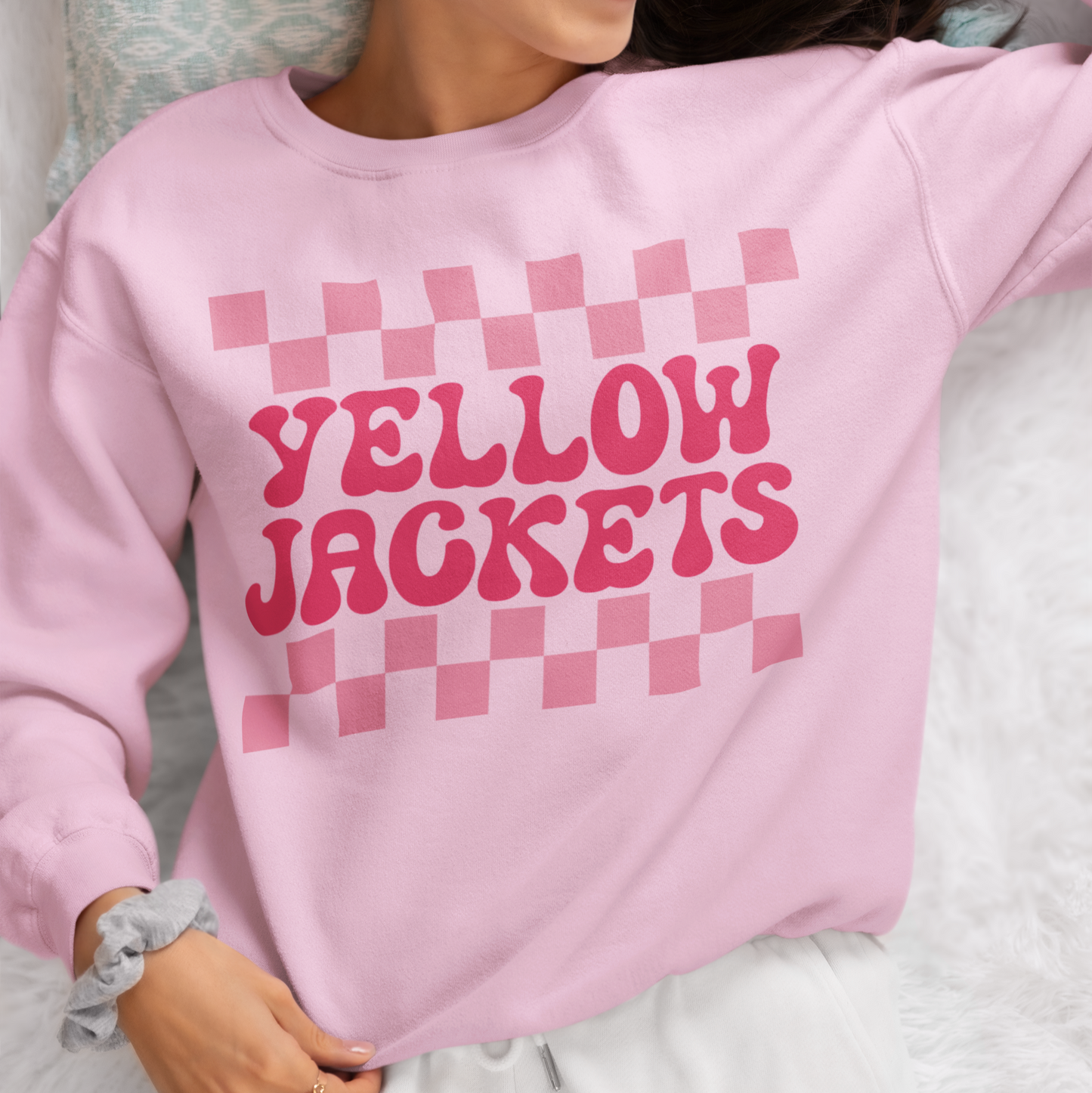 Yellow Jackets Mascot Checker SVG Digital Download Design File