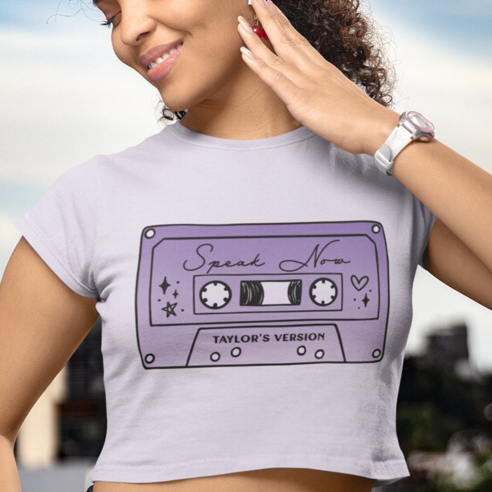 Speak Now Taylor's Version Mixtape SVG T-Shirt Design