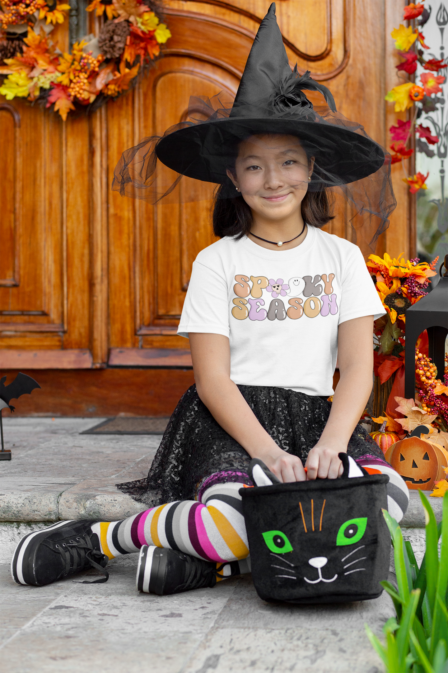 Spooky Season Retro SVG Digital Download Design File