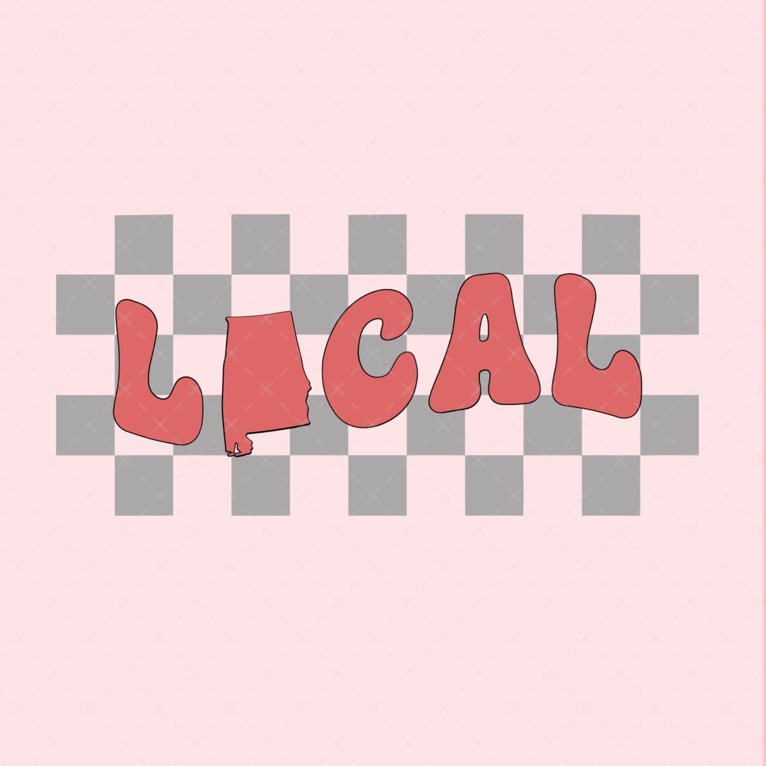 Local Retro Alabama SVG and PNG File for Shirts