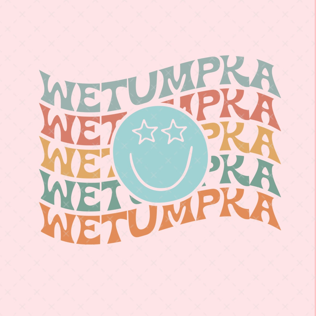 Wetumpka Alabama Wavy SVG Digital Download Design File
