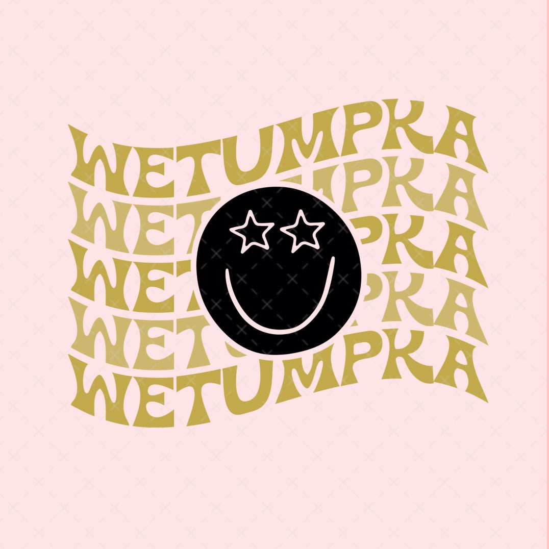 Wetumpka Alabama Wavy SVG Digital Download Design File
