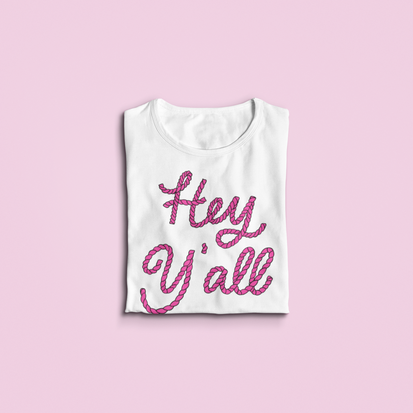 Hey Y'all Western Rope SVG Digital Download Design File