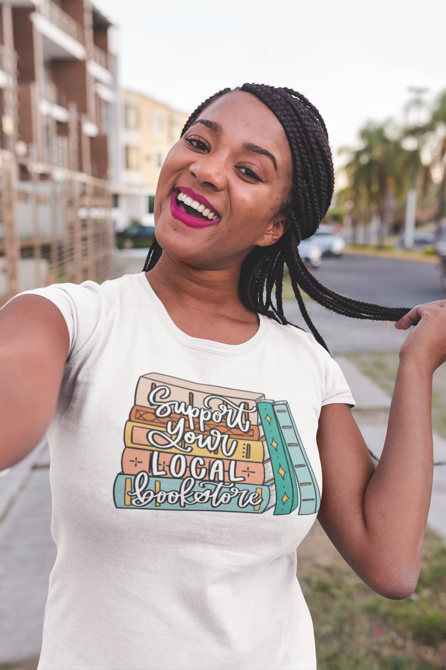 Support Your Local Bookstore PNG Digital Download Design File