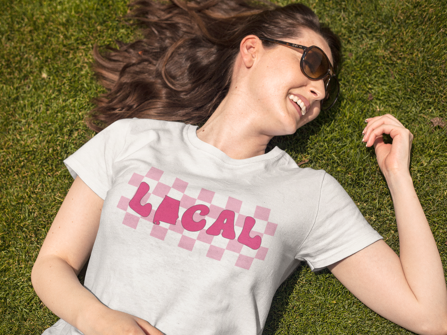 Local Alabama T-Shirt Retro Checker SVG Design