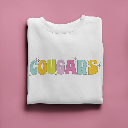 Cougars Mascot Bubble Cute SVG Digital Download Design File
