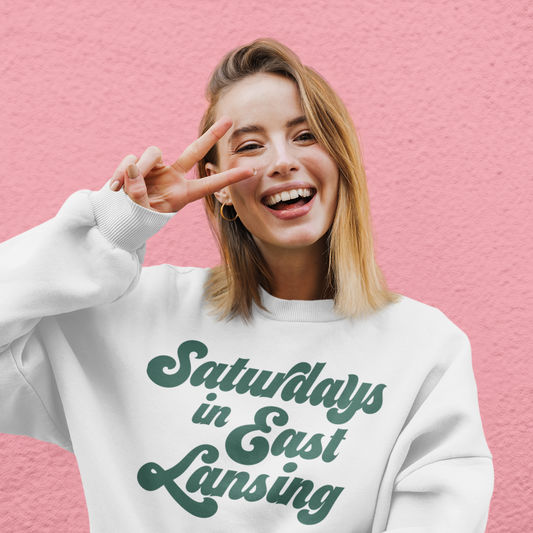Saturdays in East Lansing Michigan State SVG Digital Download Design File